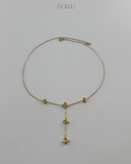 Choker "Stella" - gold/silver
