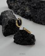 Kolczyki mini kółka "Noemi" diamenciki