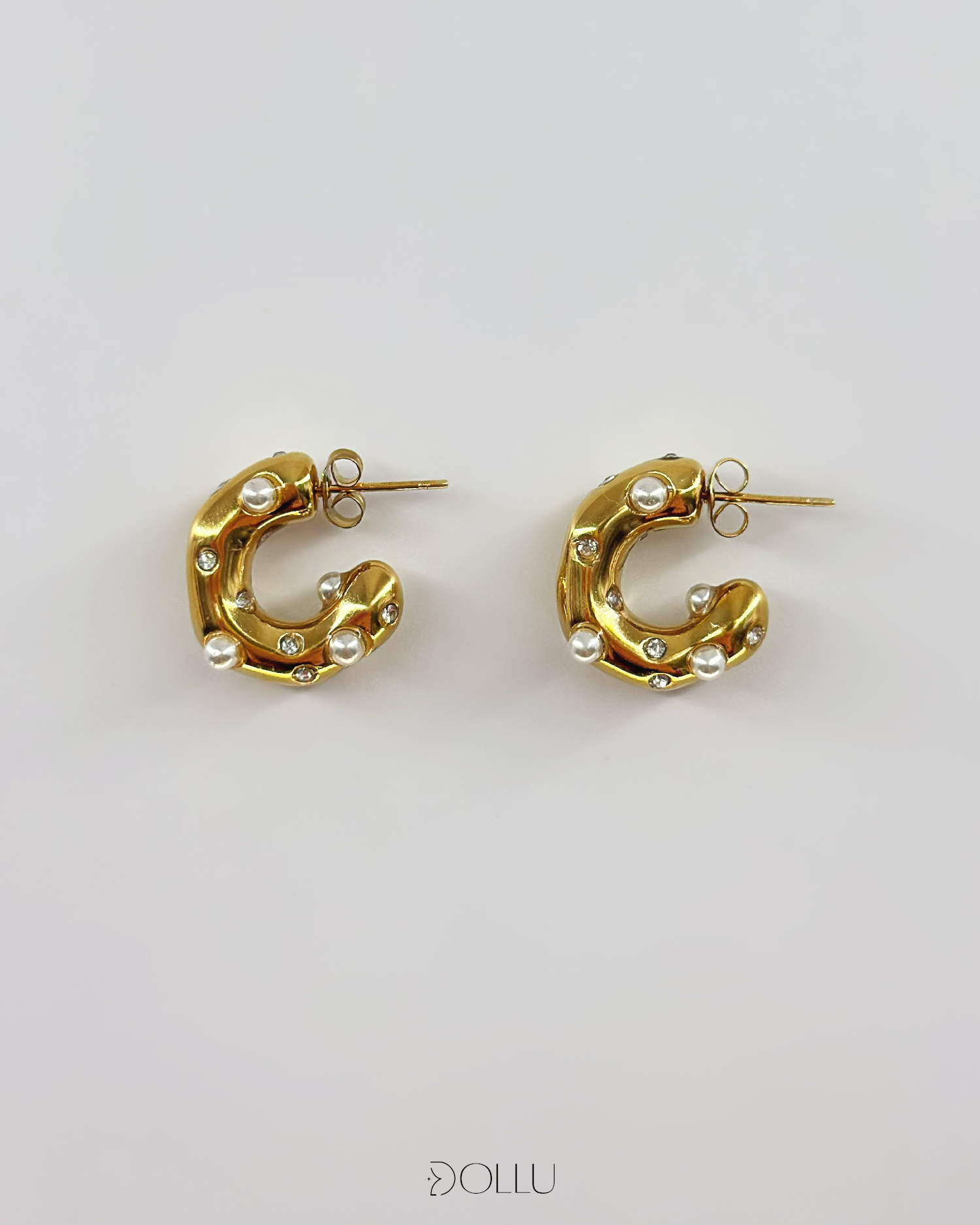 Kolczyki mini perełki "Aloria"