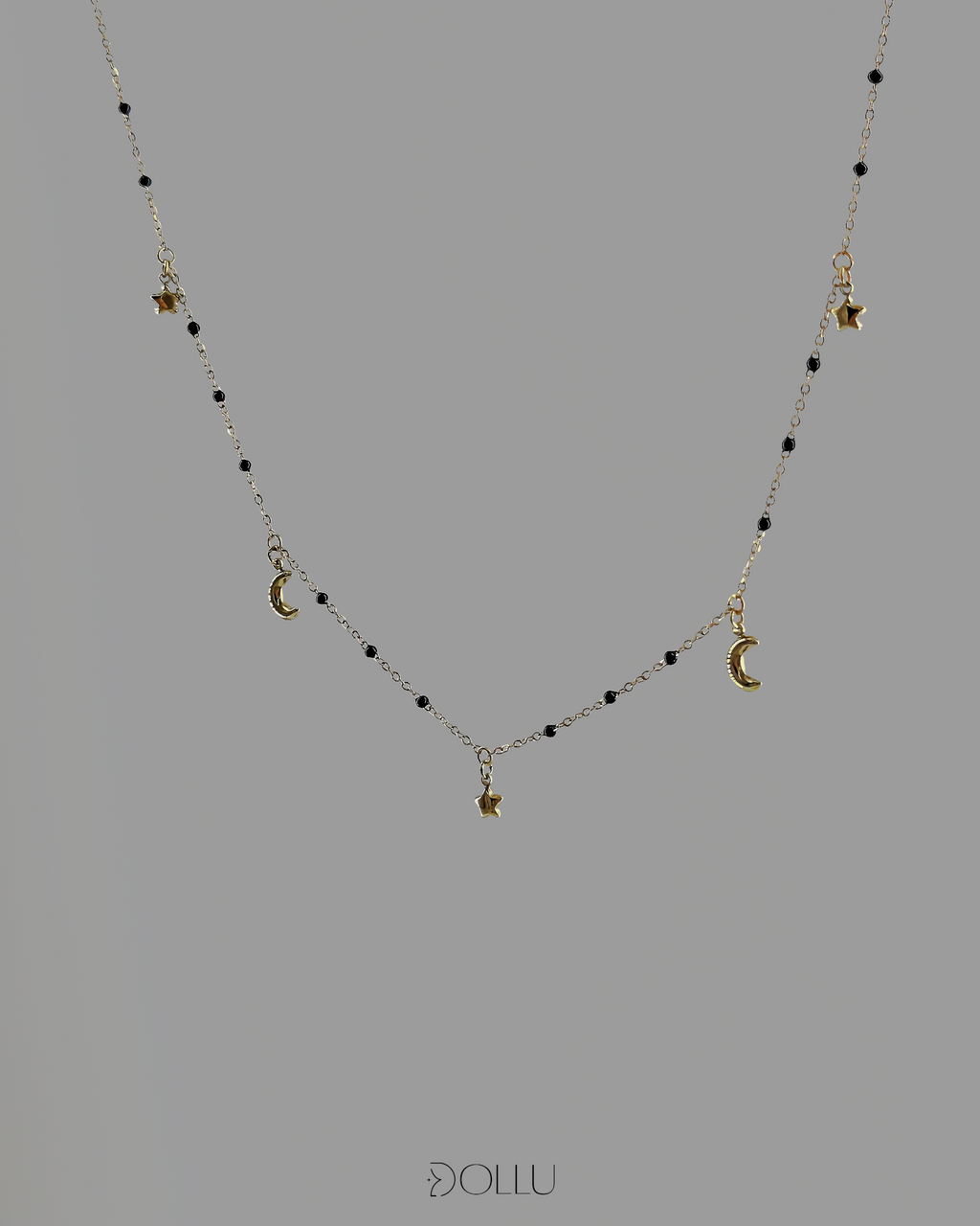 Choker kryształki, księżyce "Moonlight"