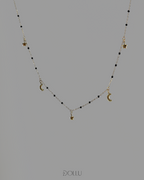 Choker kryształki, księżyce "Moonlight"