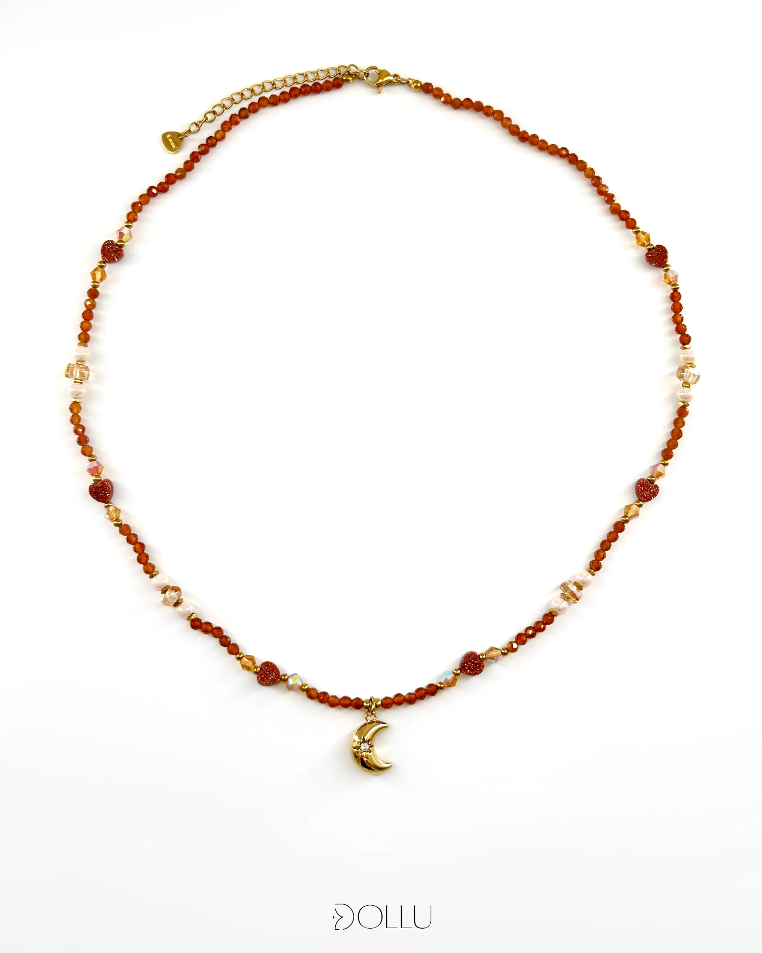 Naszyjnik księżyc "Amber Celeste"