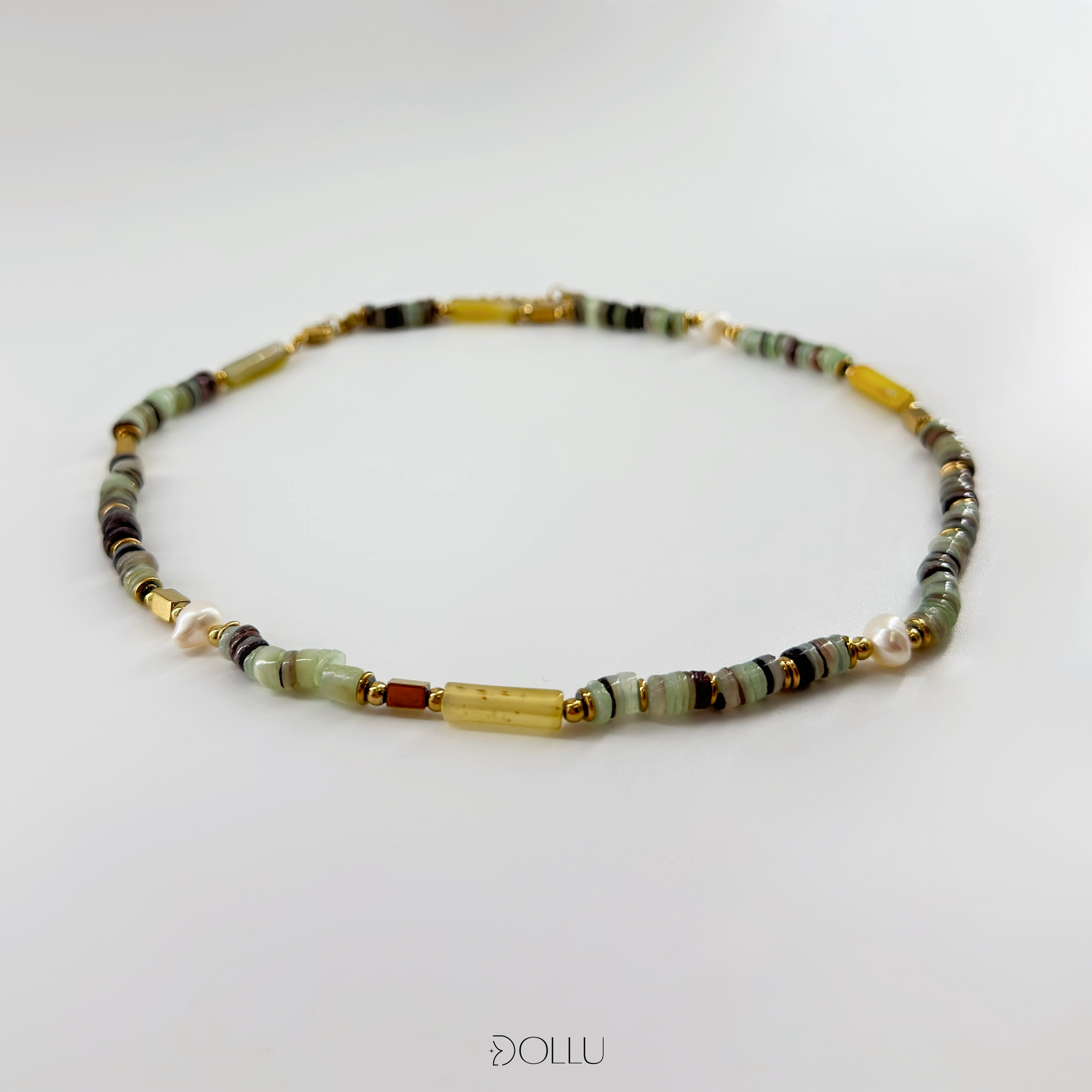 Naszyjnik koraliki "Verde"