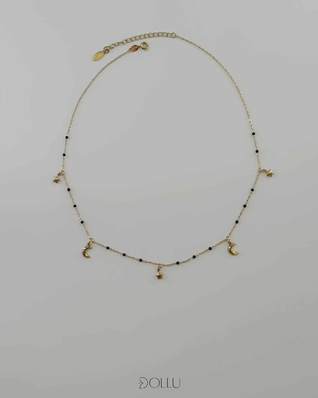 Choker kryształki, księżyce "Moonlight"
