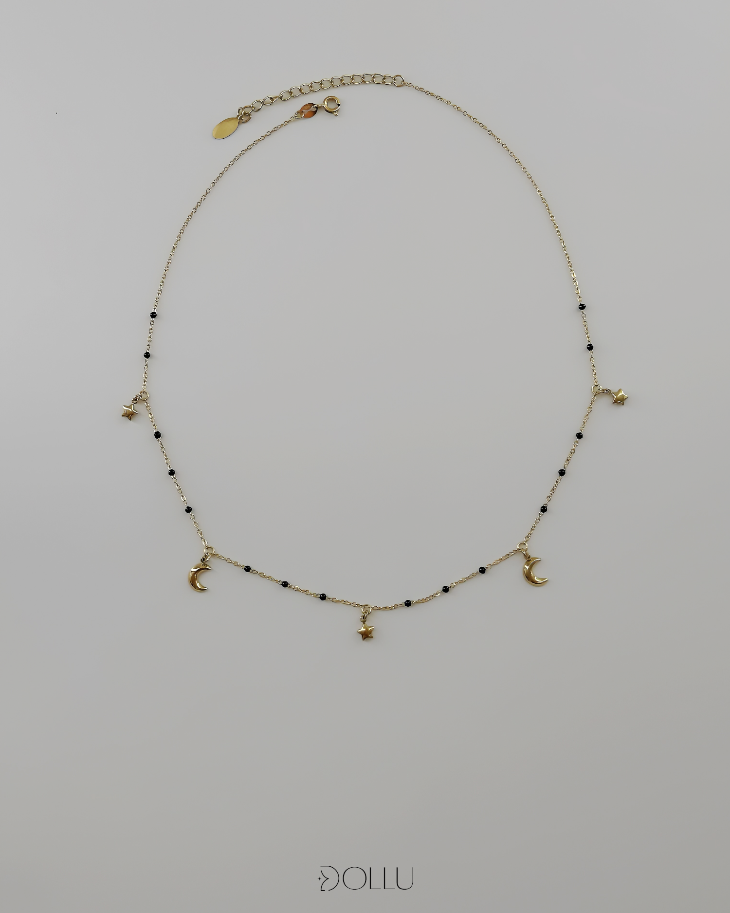 Choker kryształki, księżyce "Moonlight"