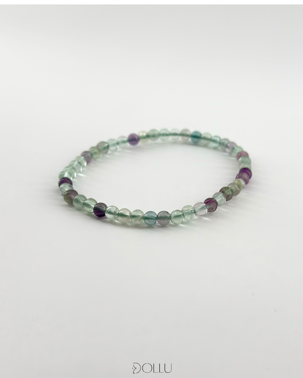 Bransoletka Fluoryt 4mm