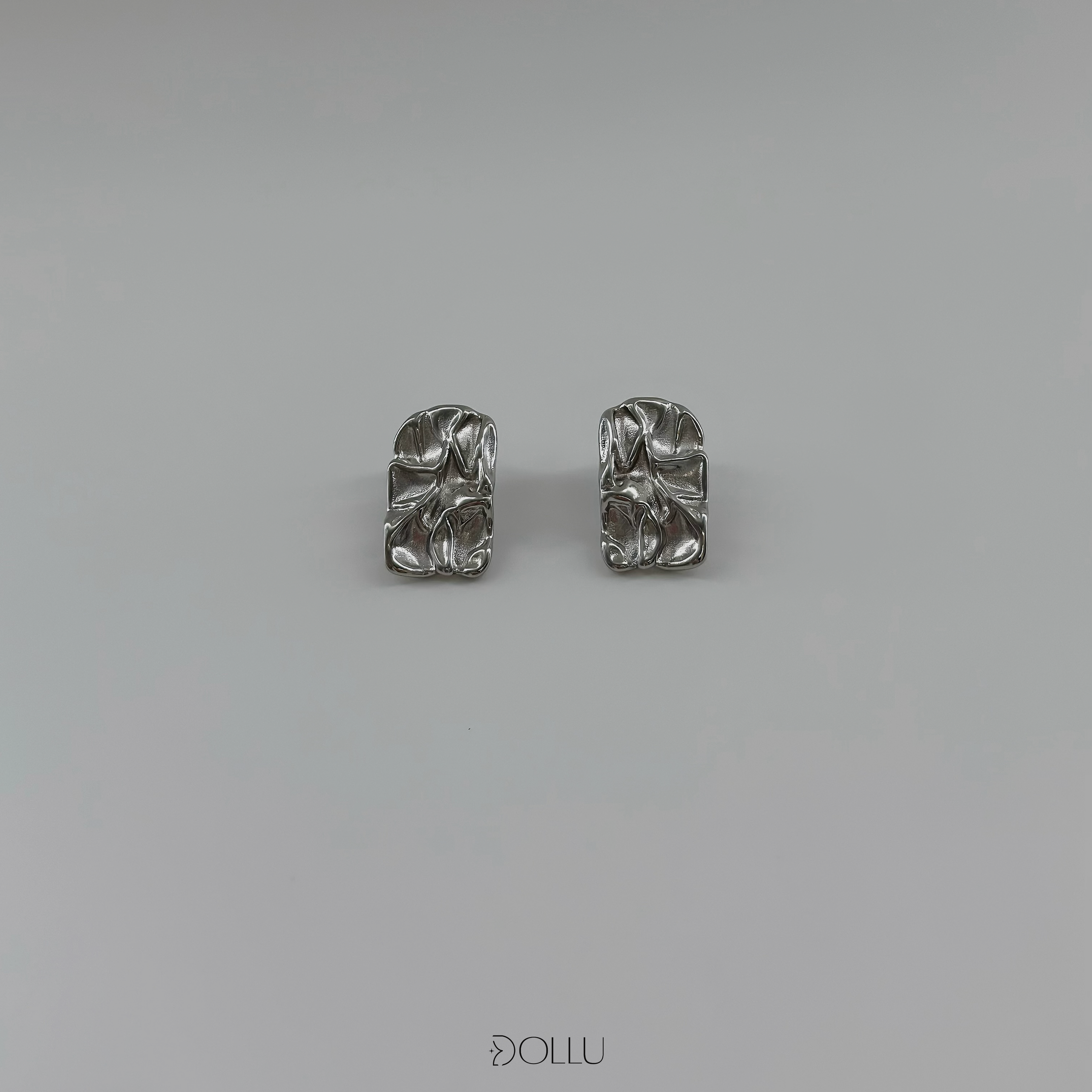 Kolczyki blaszki "Jude" - gold/silver