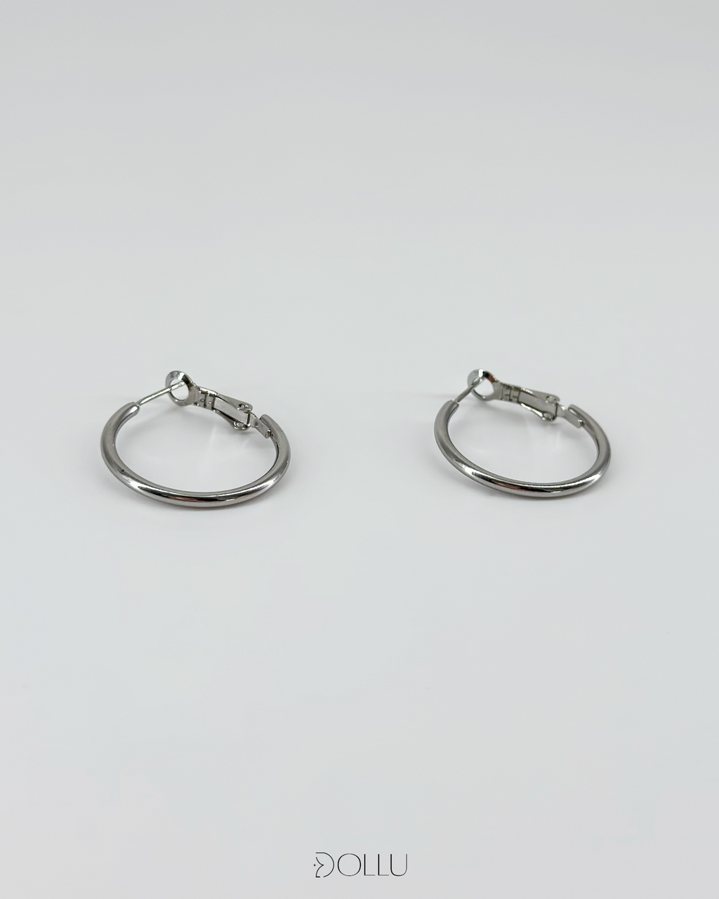 Kolczyki Silver Classic Hoops
