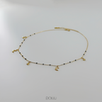 Choker kryształki, księżyce "Moonlight"